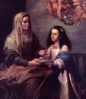 The Child Mary with Saint Anne